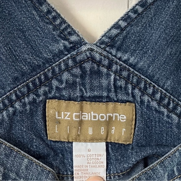 Vintage Liz Claiborne Denim Overalls - Picture 5 of 7